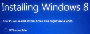 Windows 8 Installing